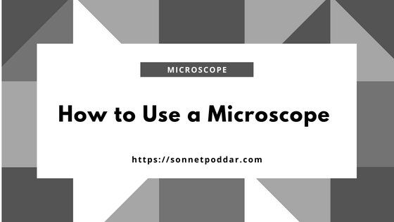 How to use a microscope
